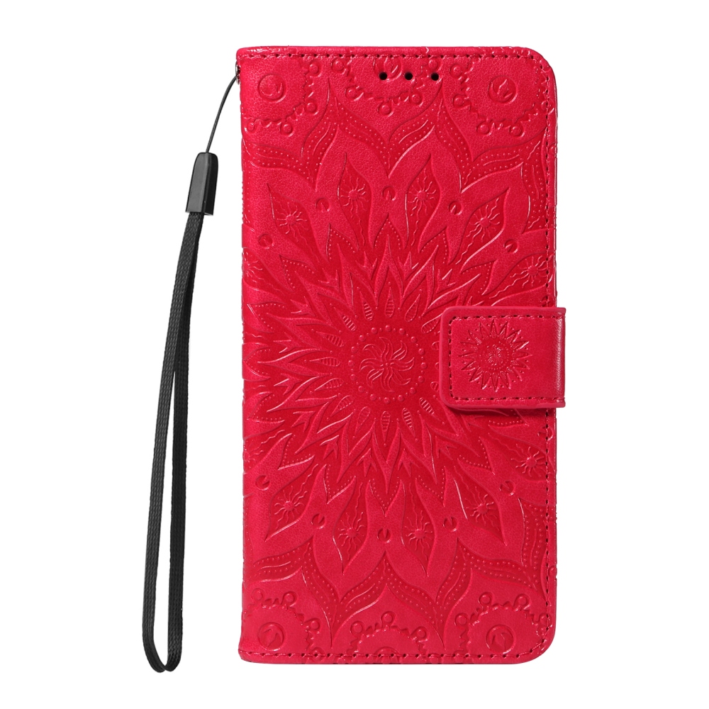 Sunflower knížkové pouzdro na Motorola Edge 70 Pro 5G - červené