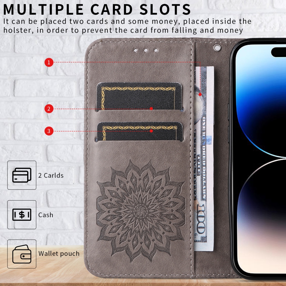 Sunflower knížkové pouzdro na Motorola Edge 70 Pro 5G - šedé