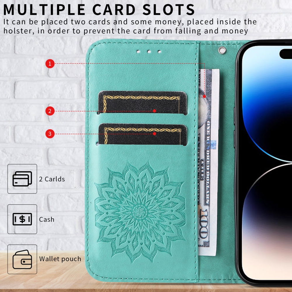 Sunflower knížkové pouzdro na Motorola Edge 70 Pro 5G - zelené