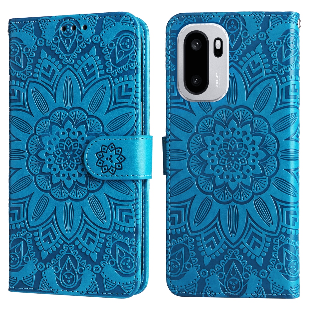 Sunflower knížkové pouzdro na OnePlus 15R 5G - modré