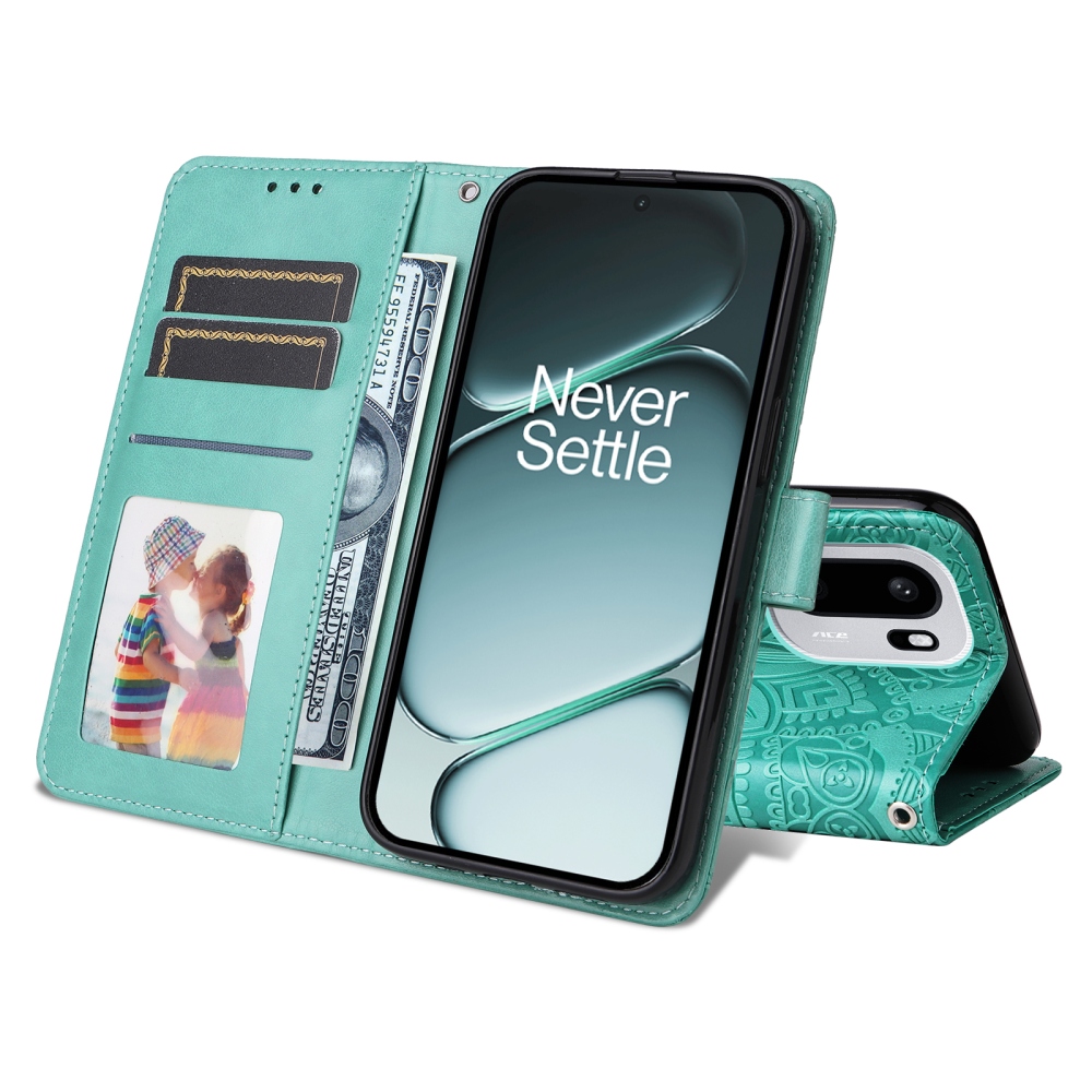 Sunflower knížkové pouzdro na OnePlus 15R 5G - modrozelené