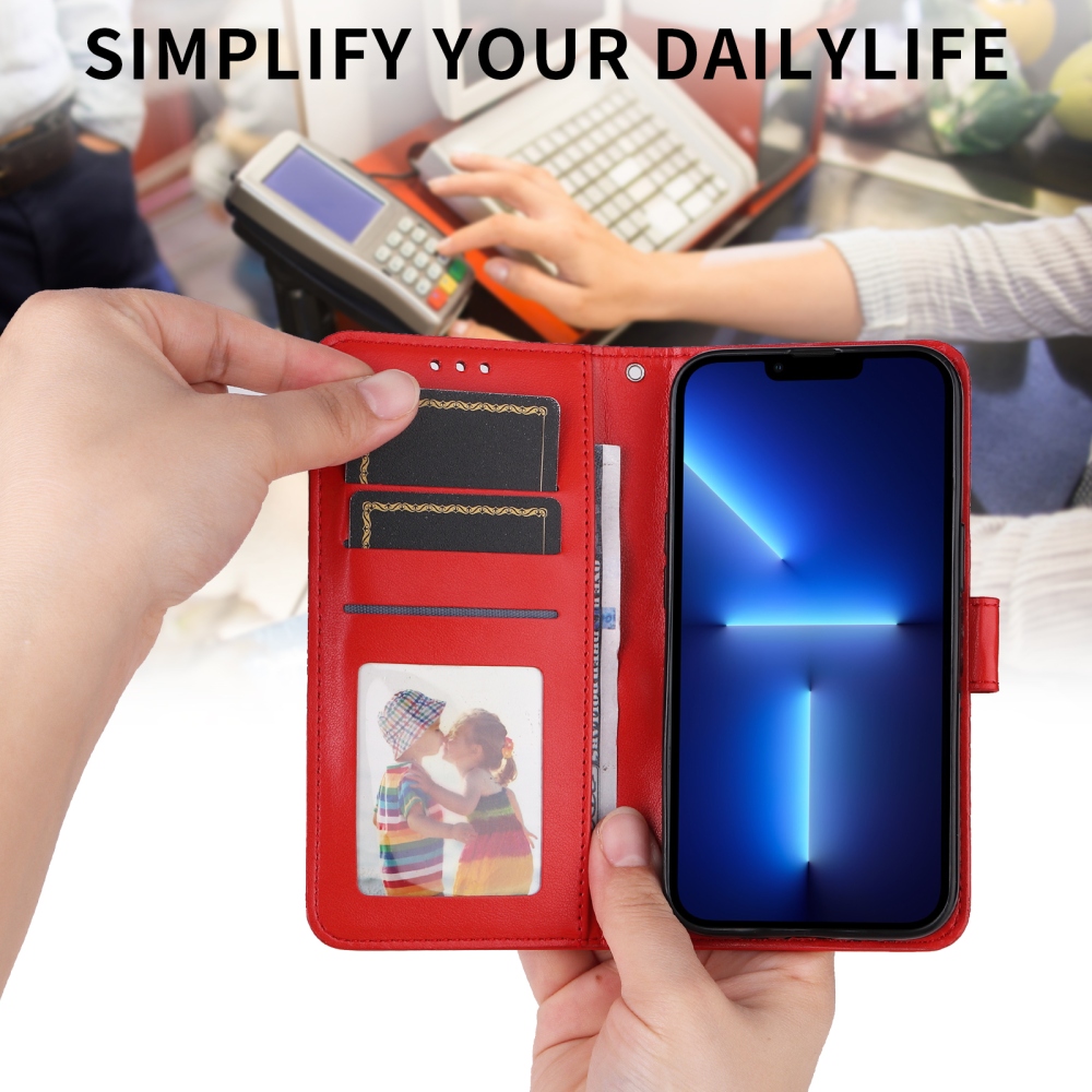 Sunflower knížkové pouzdro na Oppo Find X9 Pro 5G - červené