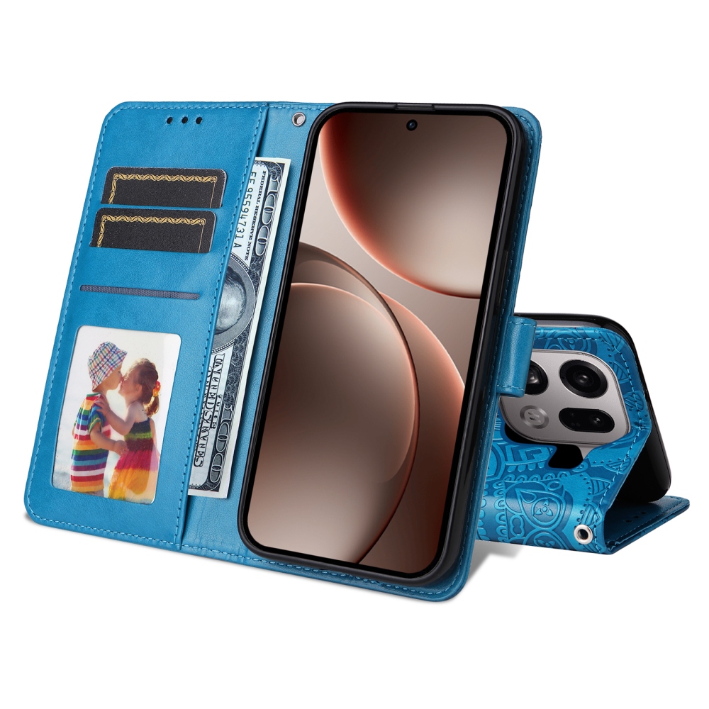 Sunflower knížkové pouzdro na Oppo Find X9 Pro 5G - modré