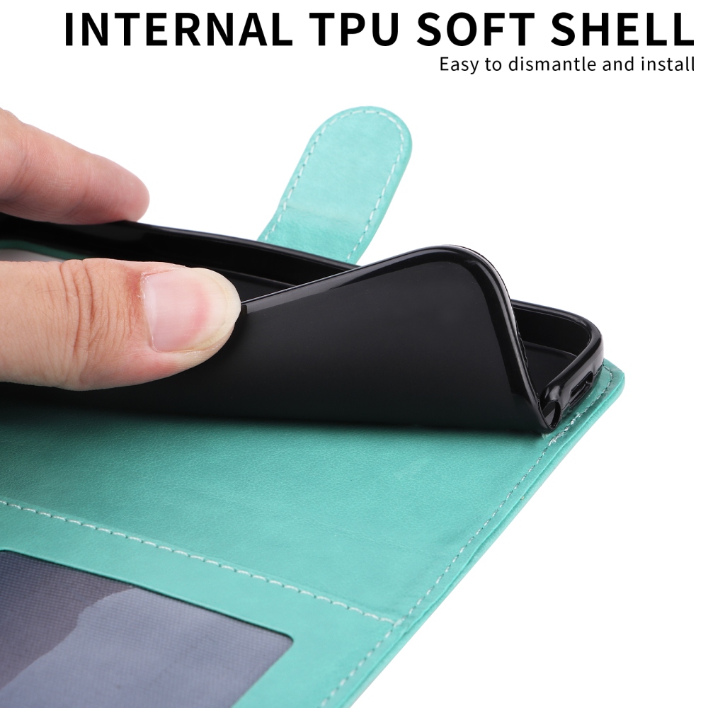 Sunflower knížkové pouzdro na Oppo Find X9 Pro 5G - modrozelené