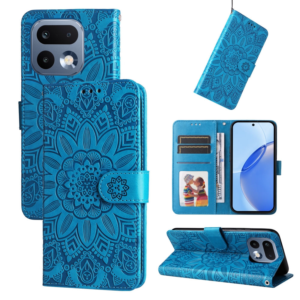 Sunflower knížkové pouzdro na Realme 16 Pro 5G - modré