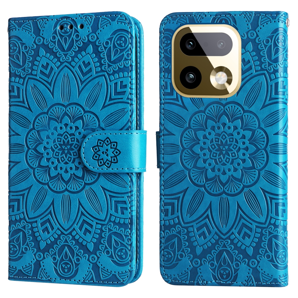 Sunflower knížkové pouzdro na Realme 16 Pro+ 5G - modré