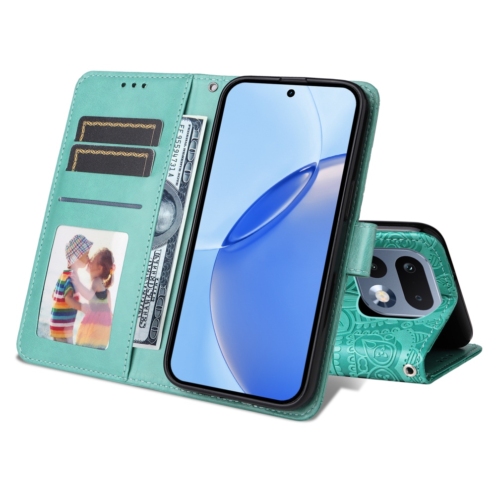 Sunflower knížkové pouzdro na Realme 16 Pro 5G - modrozelené