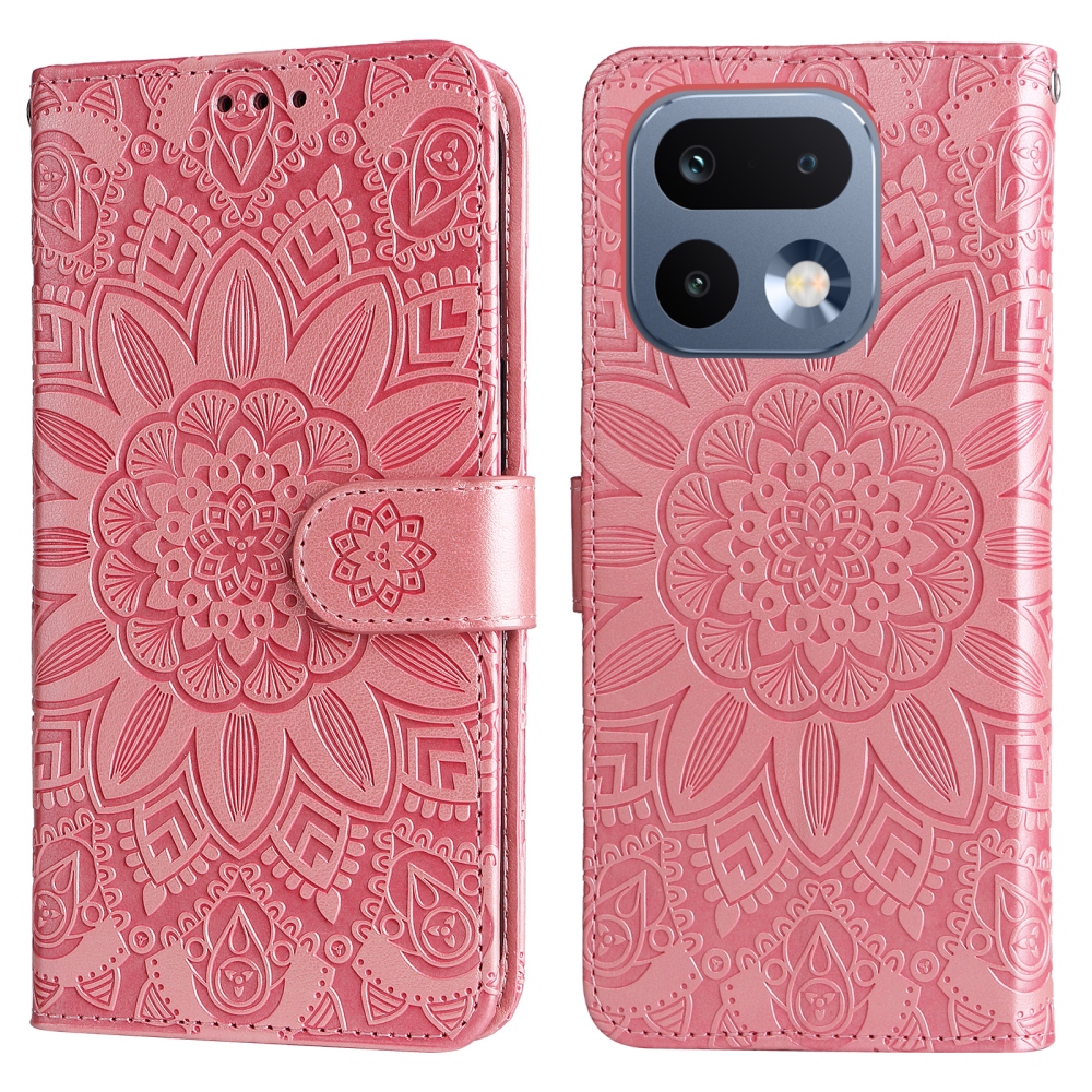 Sunflower knížkové pouzdro na Realme 16 Pro 5G - růžové