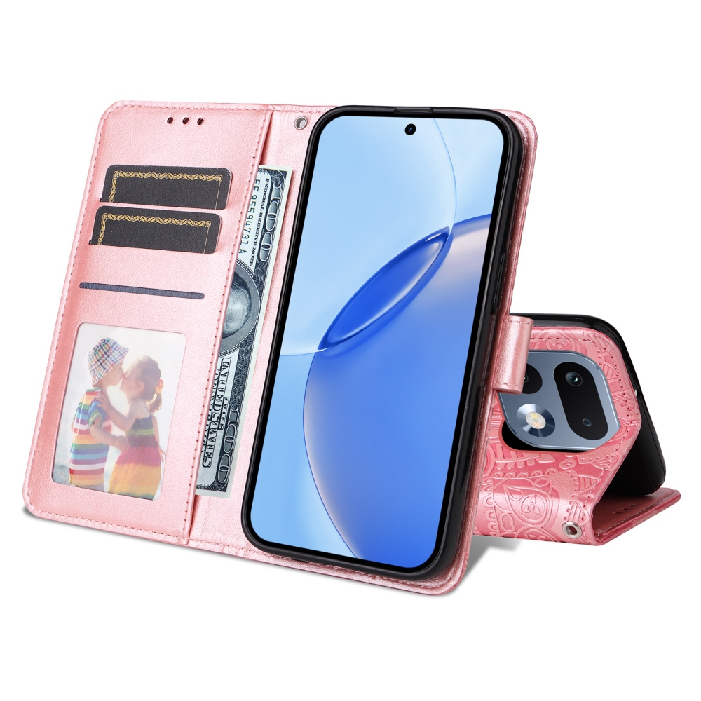 Sunflower knížkové pouzdro na Realme 16 Pro 5G - růžové