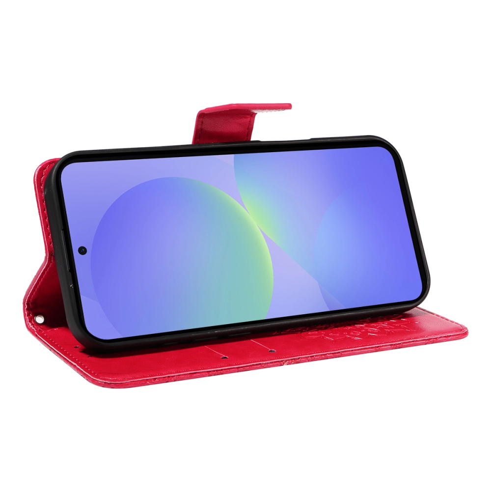 Sunflower knížkové pouzdro na Samsung Galaxy A37 5G - červené