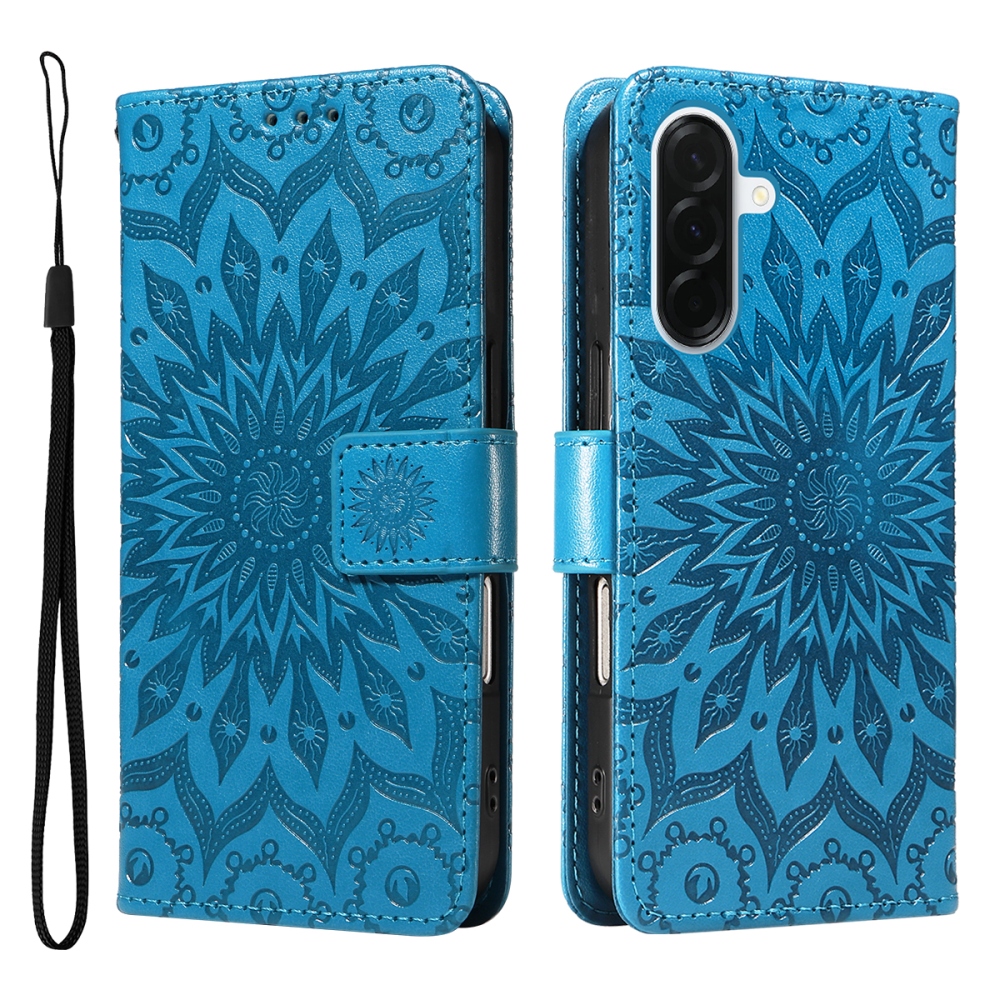 Sunflower knížkové pouzdro na Samsung Galaxy A37 5G - modré