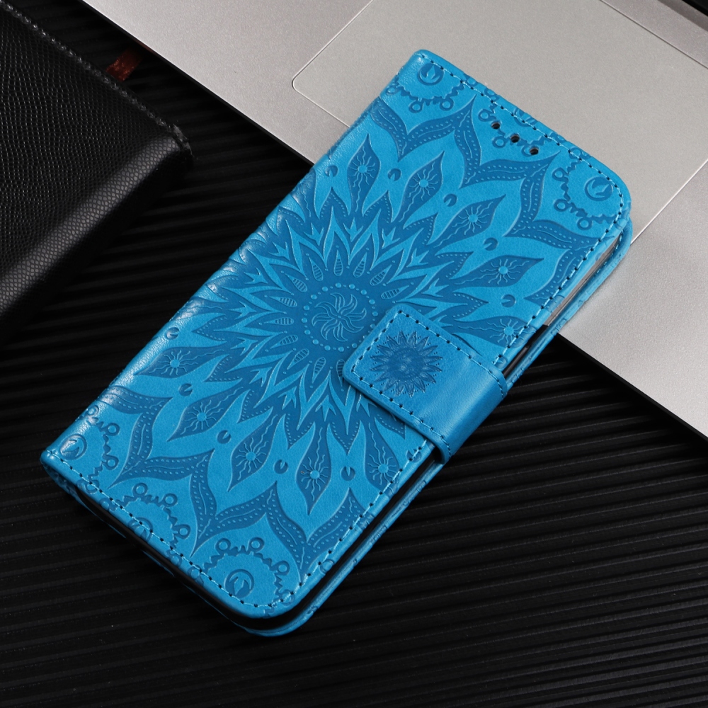 Sunflower knížkové pouzdro na Samsung Galaxy A37 5G - modré