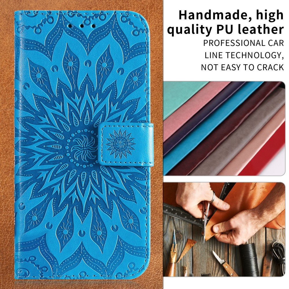 Sunflower knížkové pouzdro na Samsung Galaxy A37 5G - modré