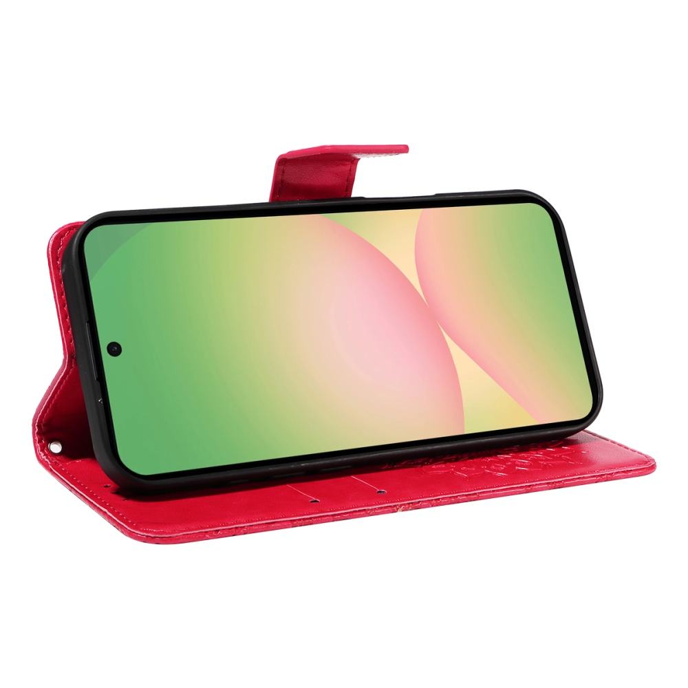 Sunflower knížkové pouzdro na Samsung Galaxy A57 5G - červené