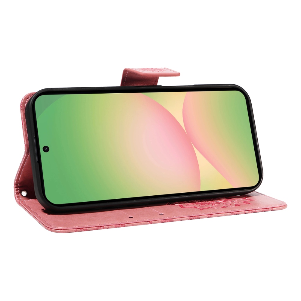 Sunflower knížkové pouzdro na Samsung Galaxy A57 5G - růžové