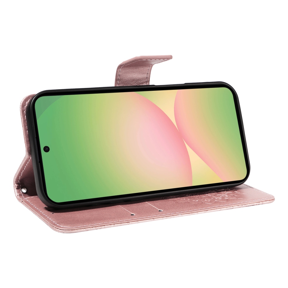 Sunflower knížkové pouzdro na Samsung Galaxy A57 5G - růžovozlaté