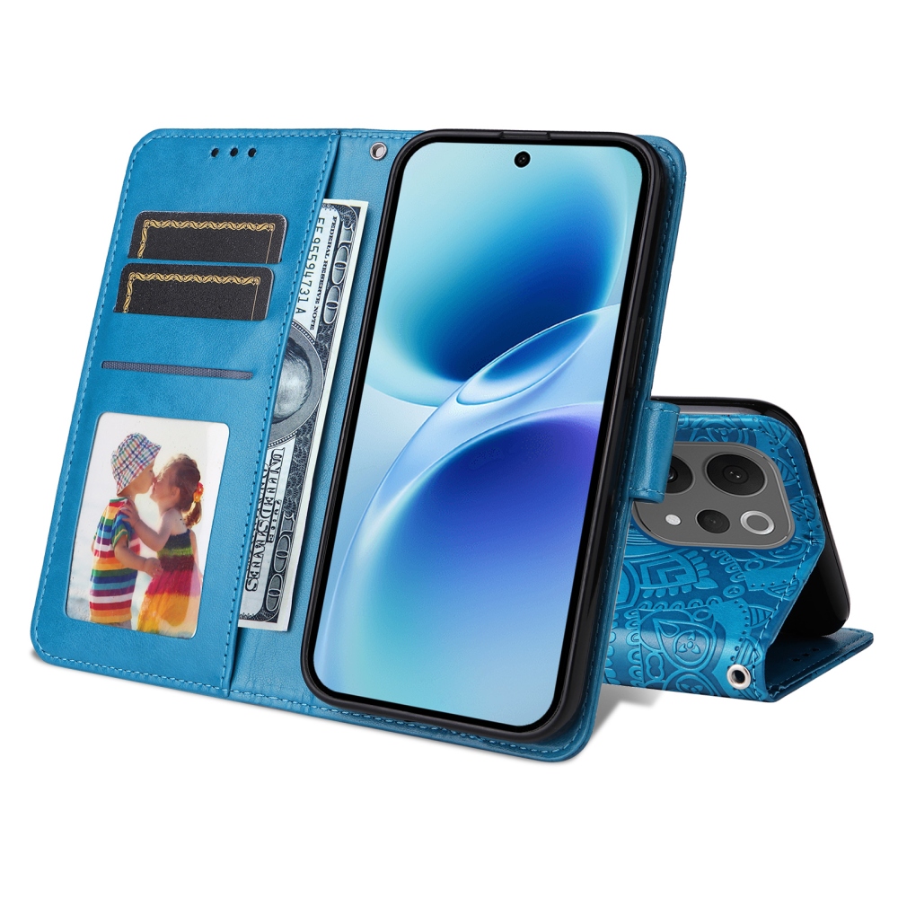 Sunflower knížkové pouzdro na Vivo V70 5G - modré