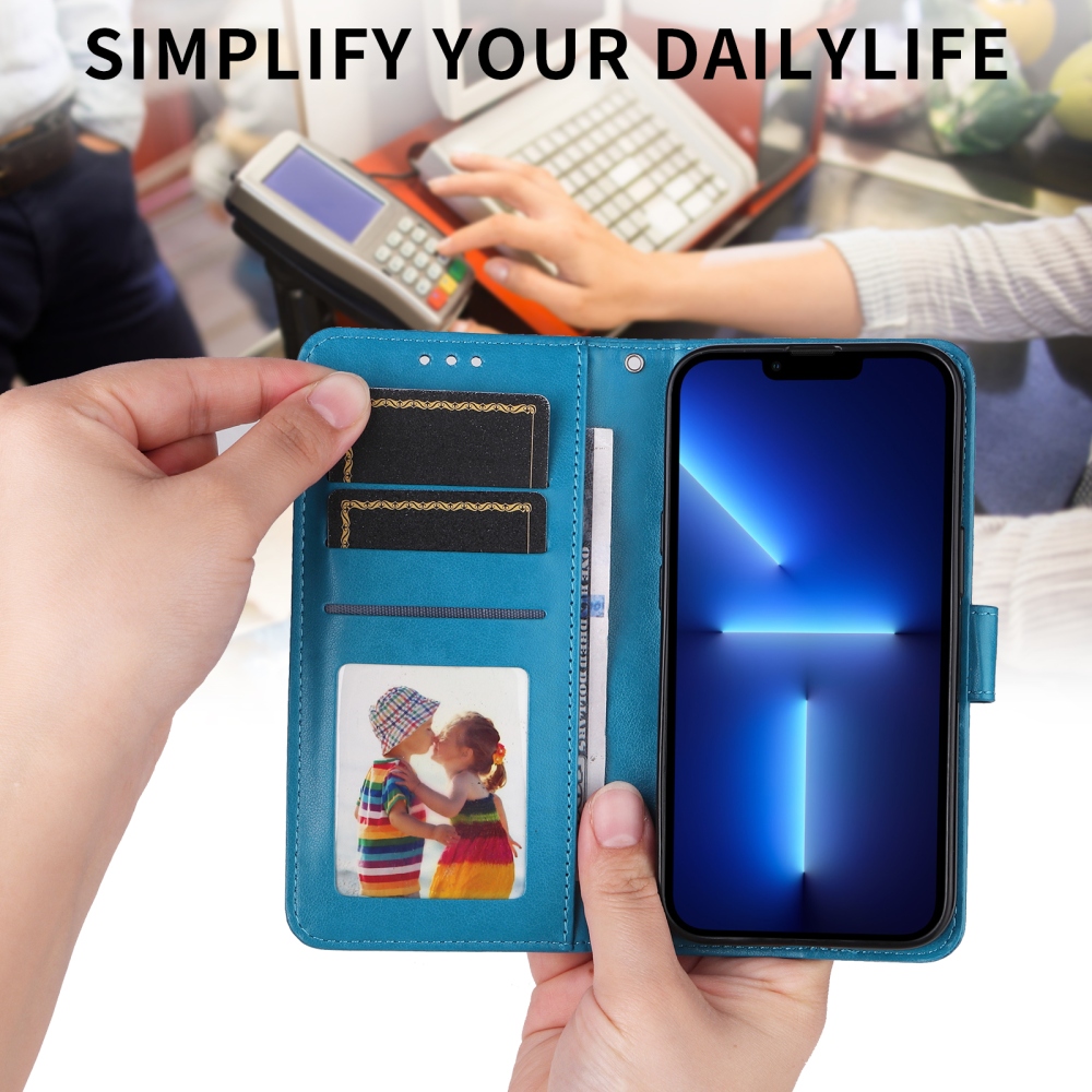 Sunflower knížkové pouzdro na Xiaomi Poco F8 Pro 5G - modré