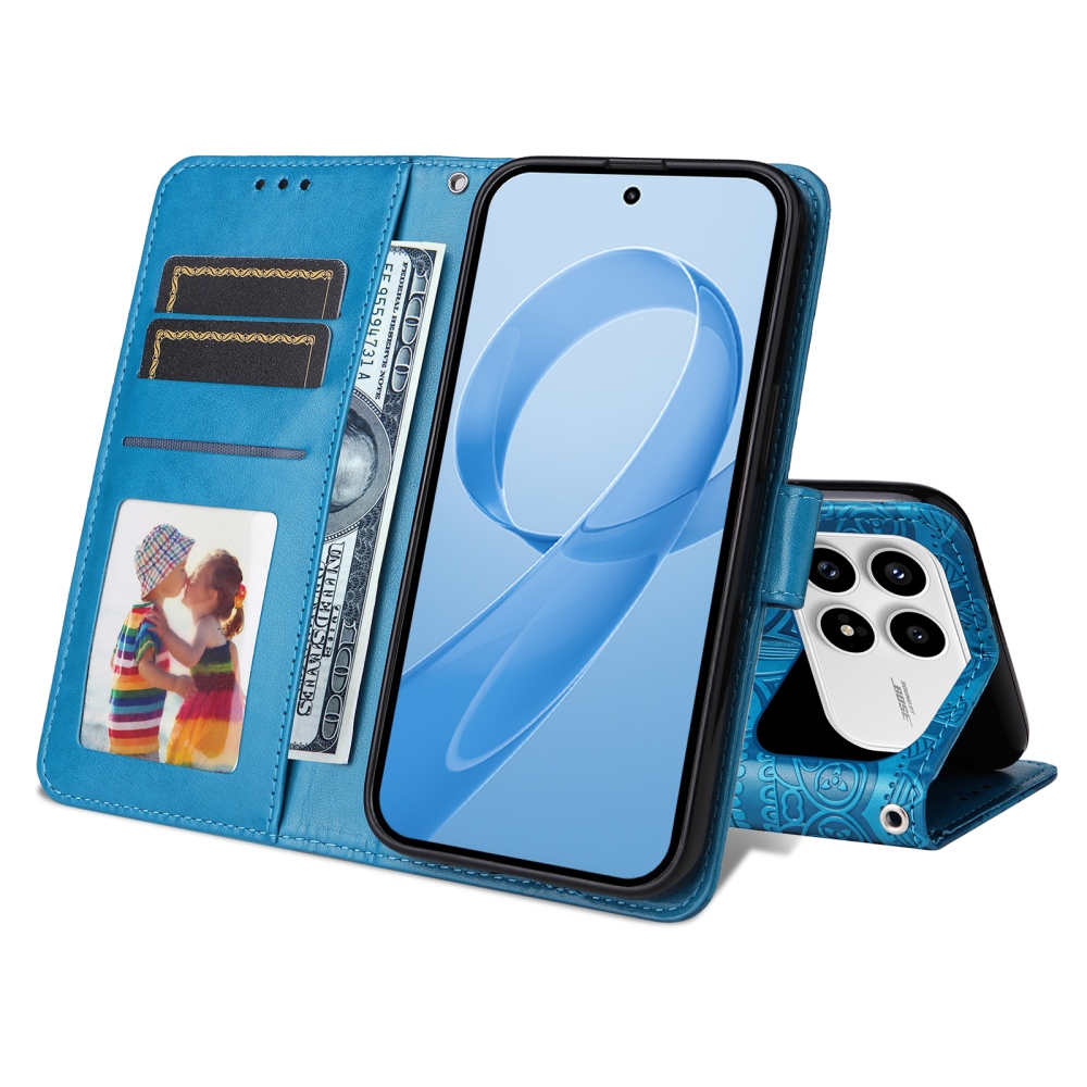 Sunflower knížkové pouzdro na Xiaomi Poco F8 Pro 5G - modré