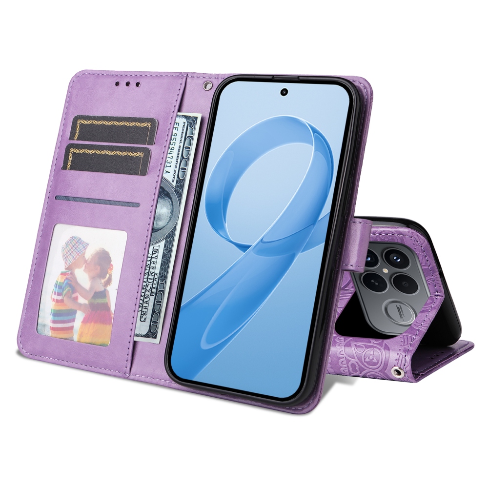 Sunflower knížkové pouzdro na Xiaomi Poco F8 Ultra 5G - fialové