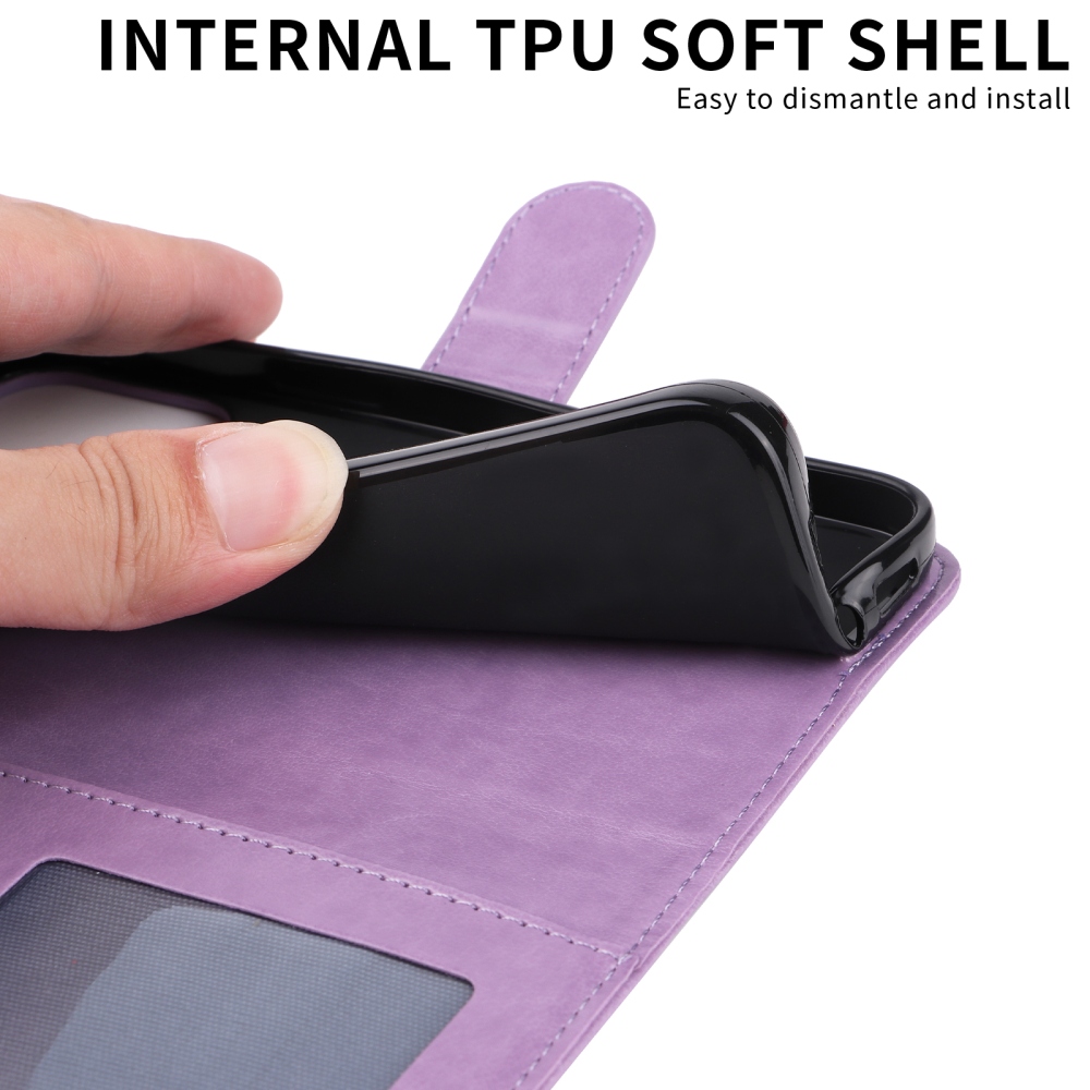 Sunflower knížkové pouzdro na Xiaomi Poco F8 Ultra 5G - fialové