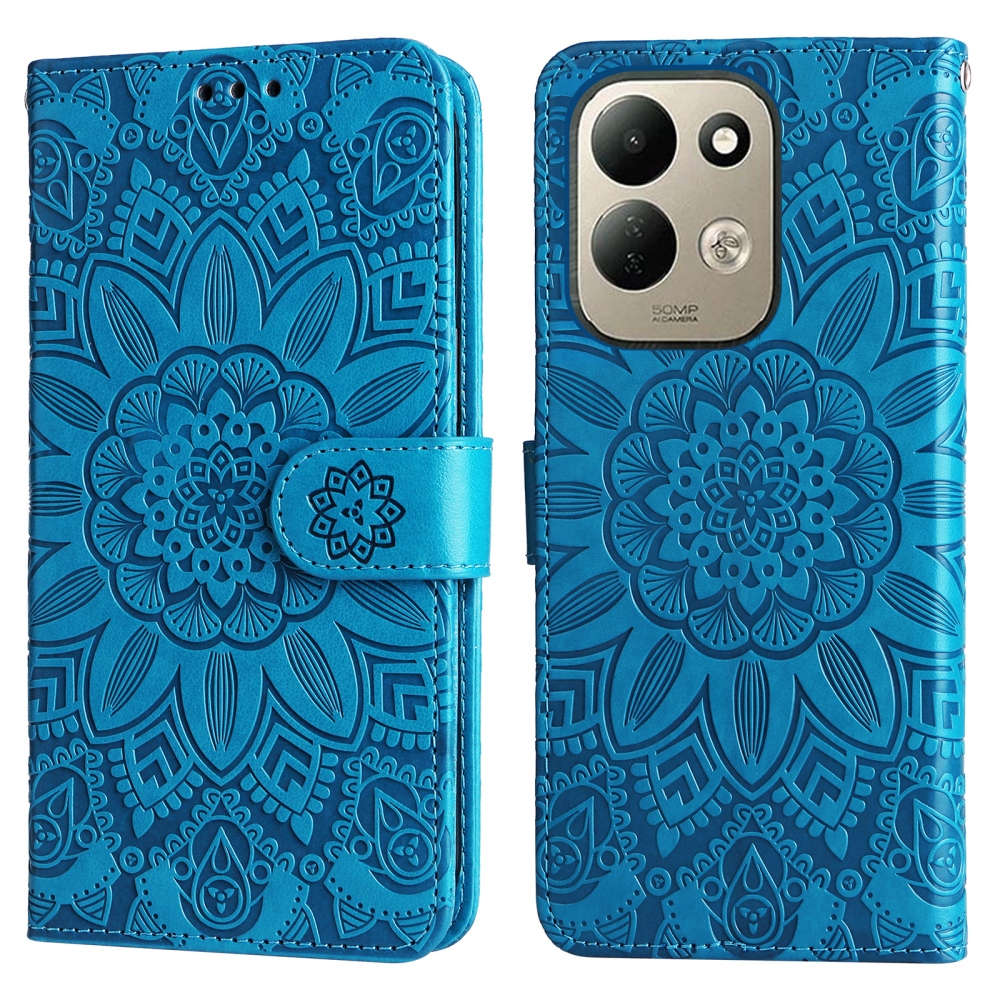 Sunflower knížkové pouzdro na Xiaomi Redmi 17 4G/5G - modré