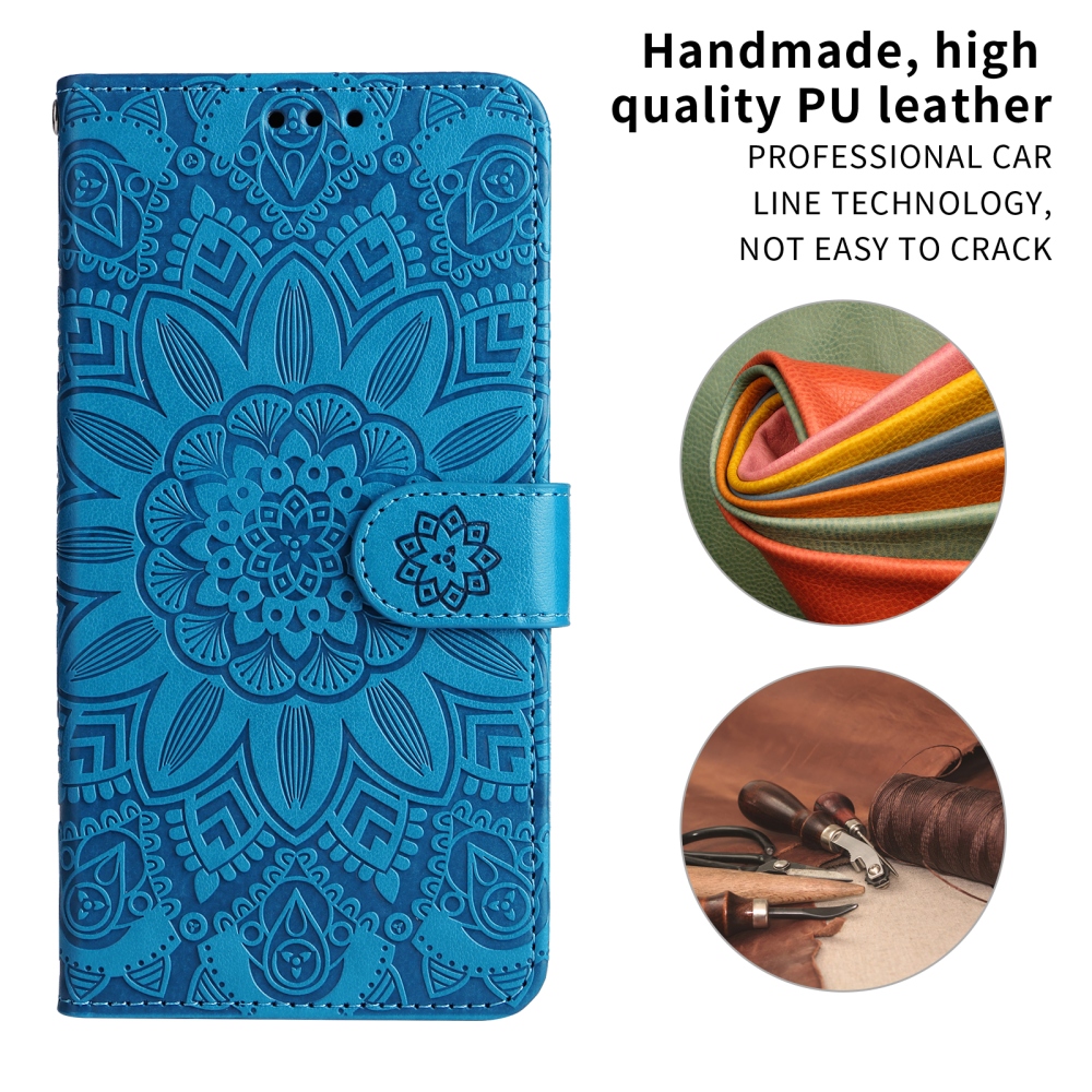 Sunflower knížkové pouzdro na Xiaomi Redmi 17 4G/5G - modré