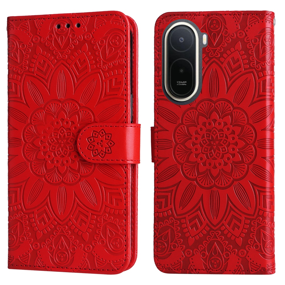 Sunflower knížkové pouzdro na Xiaomi Redmi A7 Pro - červené