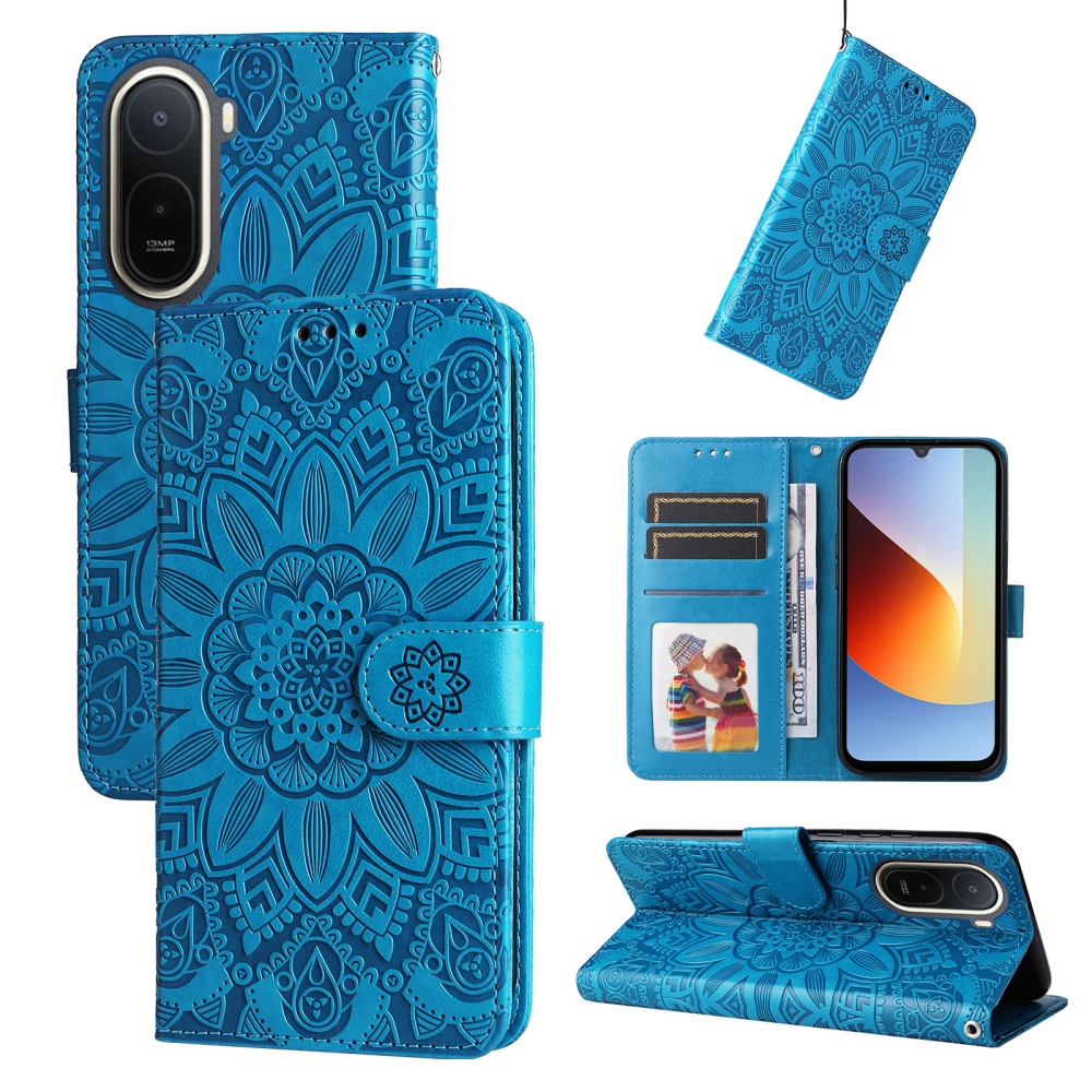 Sunflower knížkové pouzdro na Xiaomi Redmi A7 Pro - modré