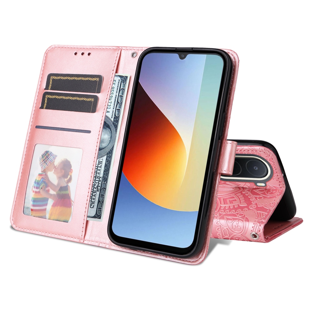 Sunflower knížkové pouzdro na Xiaomi Redmi A7 Pro - růžové