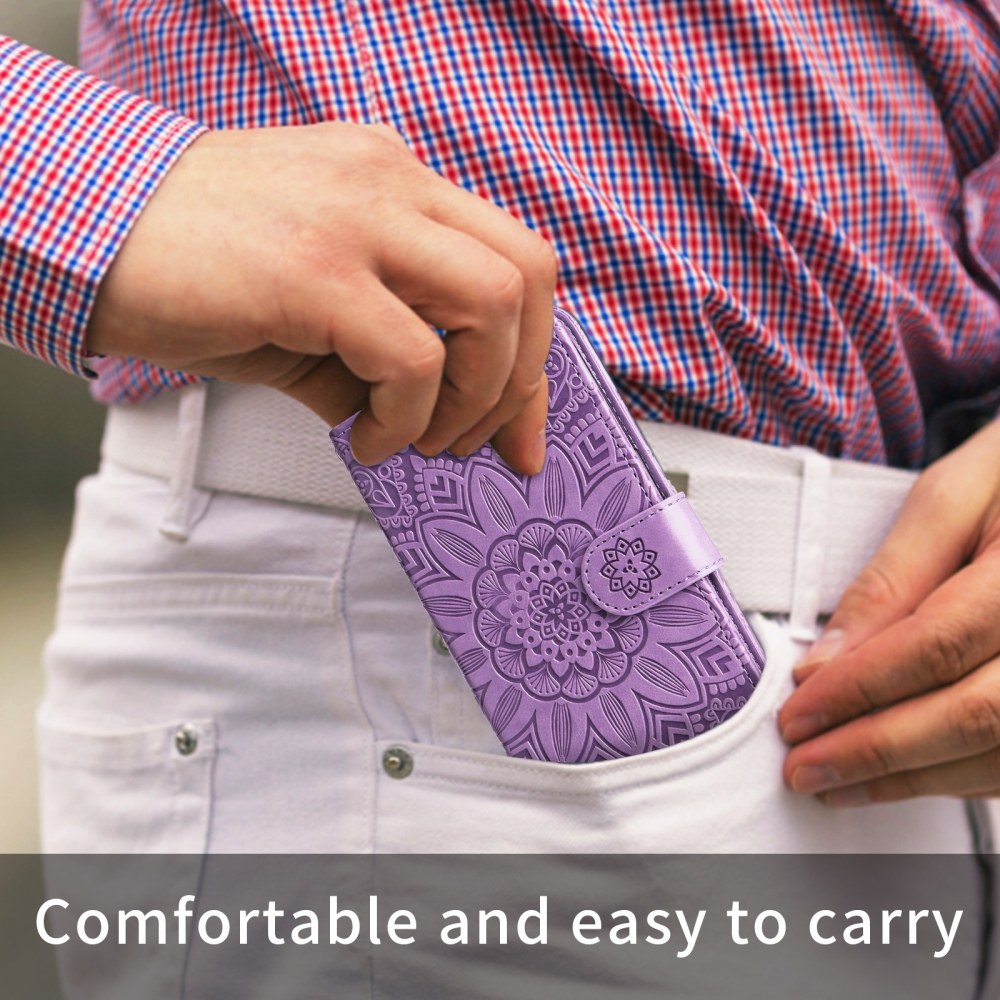 Sunflower knížkové pouzdro na Xiaomi Redmi Note 15 Pro 4G - fialové