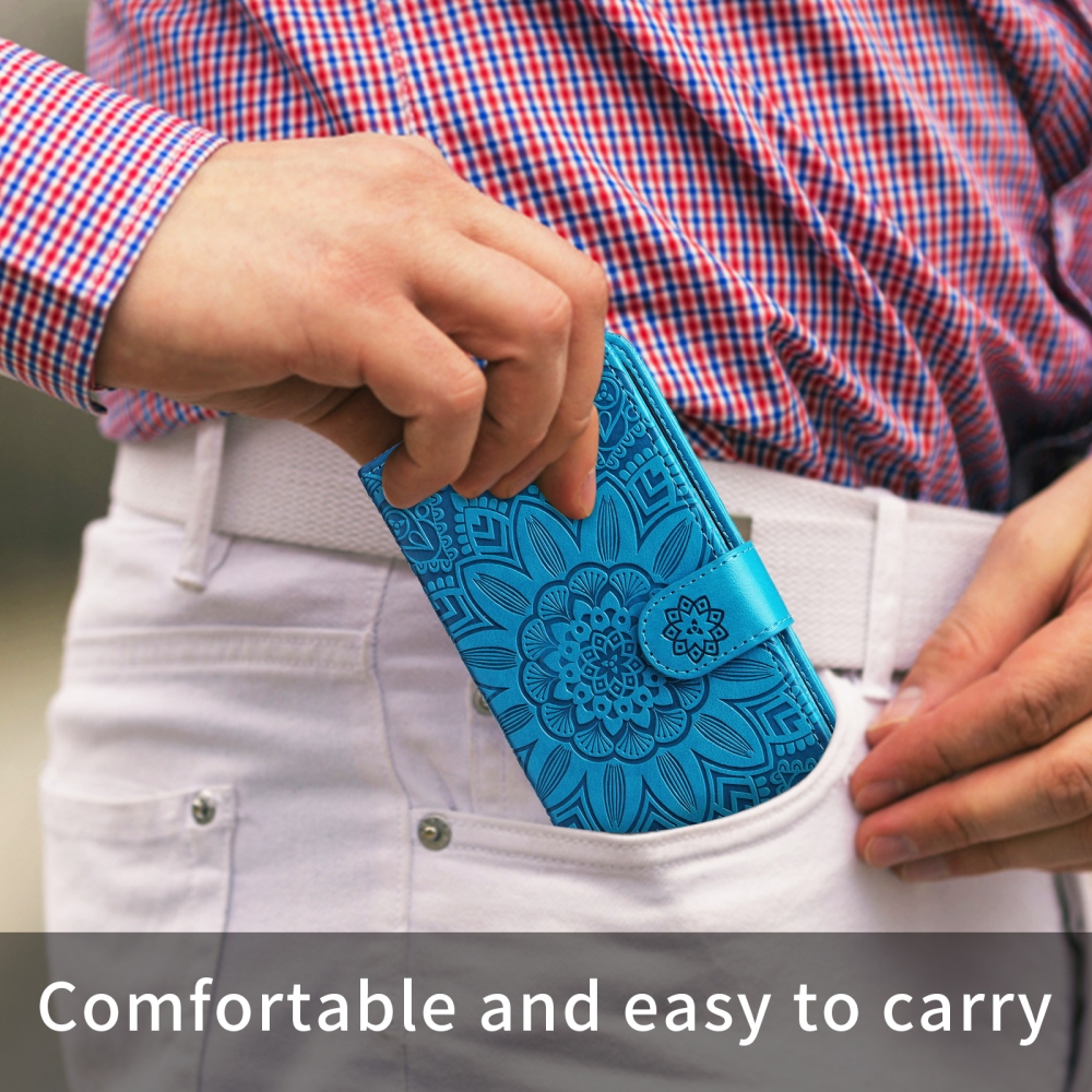 Sunflower knížkové pouzdro na Xiaomi Redmi Note 15 Pro 4G - modré