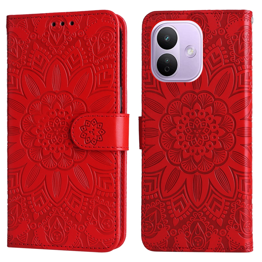 Sunflower knížkové pouzdro na Xiaomi Redmi Note 17 Pro 5G - červené