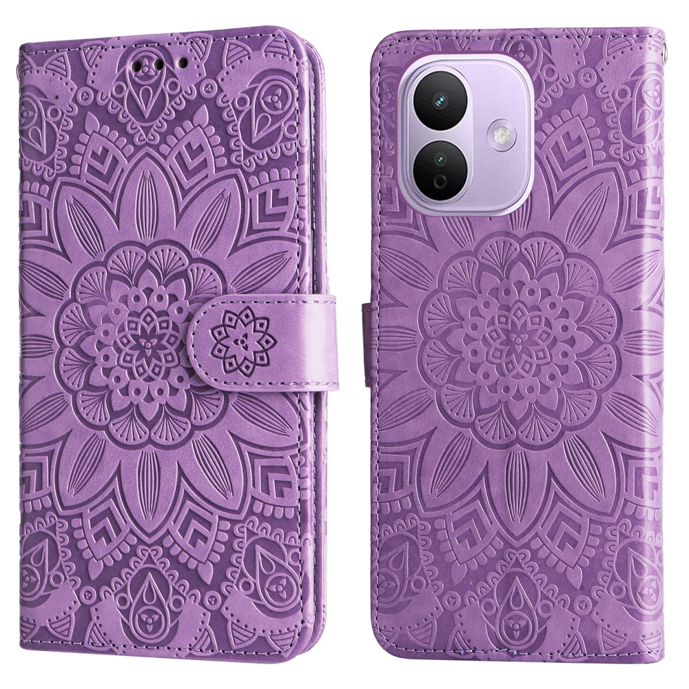 Sunflower knížkové pouzdro na Xiaomi Redmi Note 17 Pro 5G - fialové