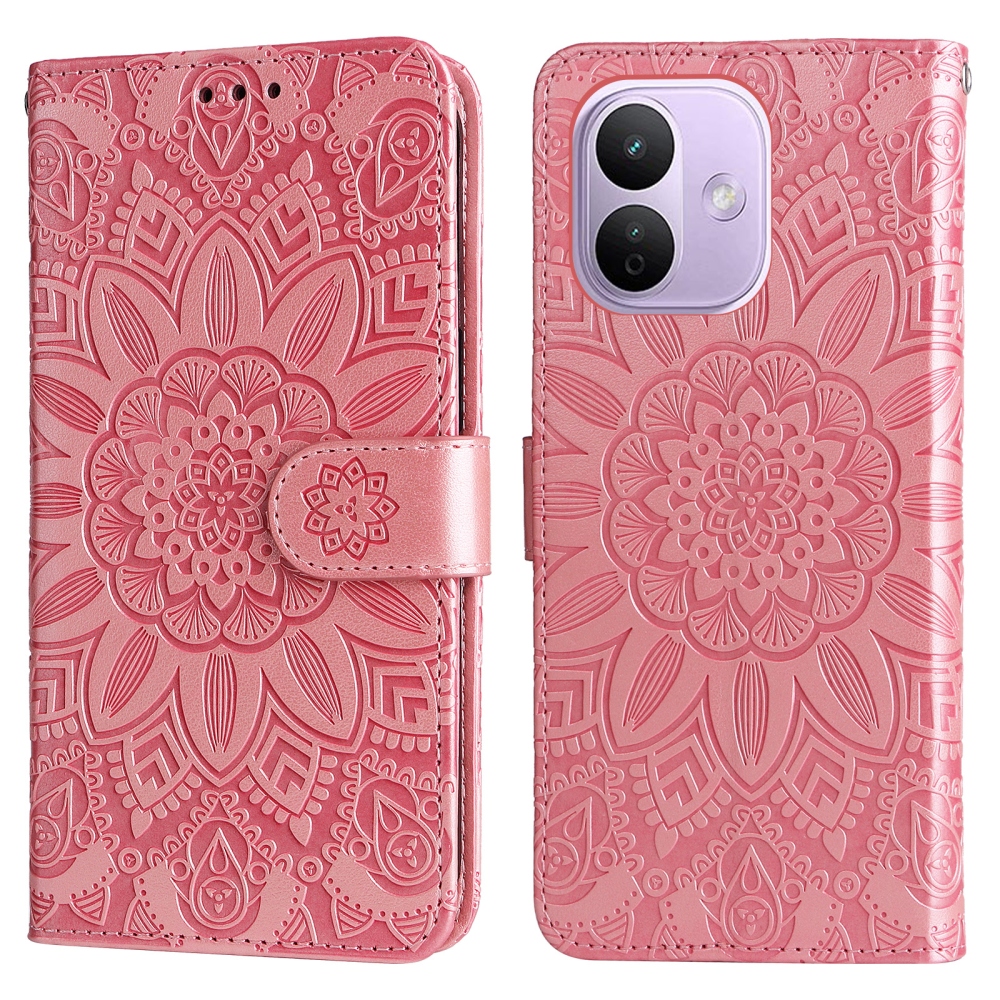 Sunflower knížkové pouzdro na Xiaomi Redmi Note 17 Pro 5G - růžové