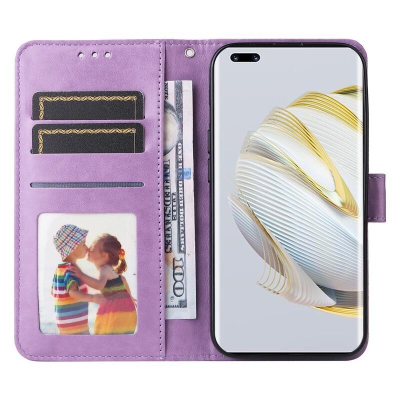 Sunflower zavírací pouzdro na Huawei Nova 10 - fialové