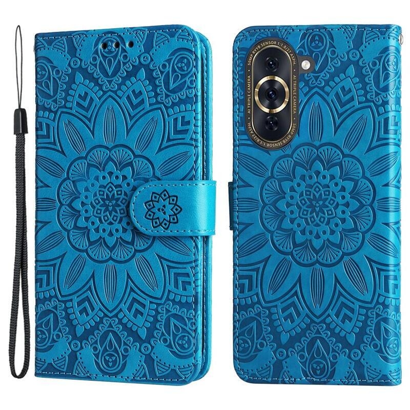 Sunflower zavírací pouzdro na Huawei Nova 10 - modré