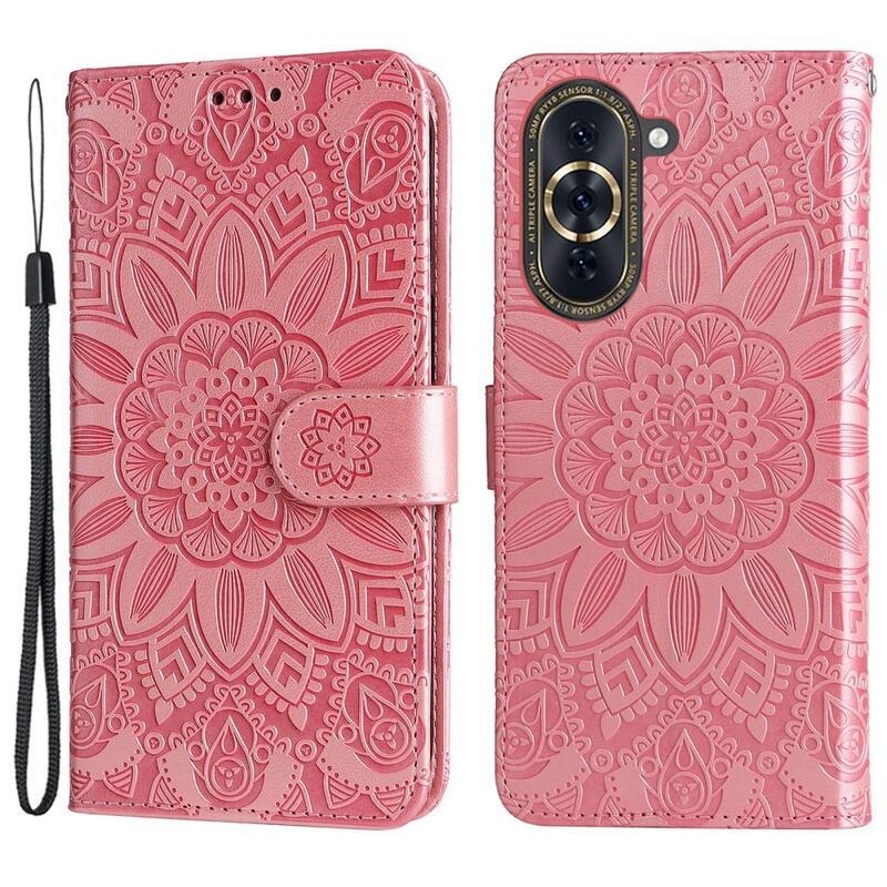 Sunflower zavírací pouzdro na Huawei Nova 10 Pro - růžové