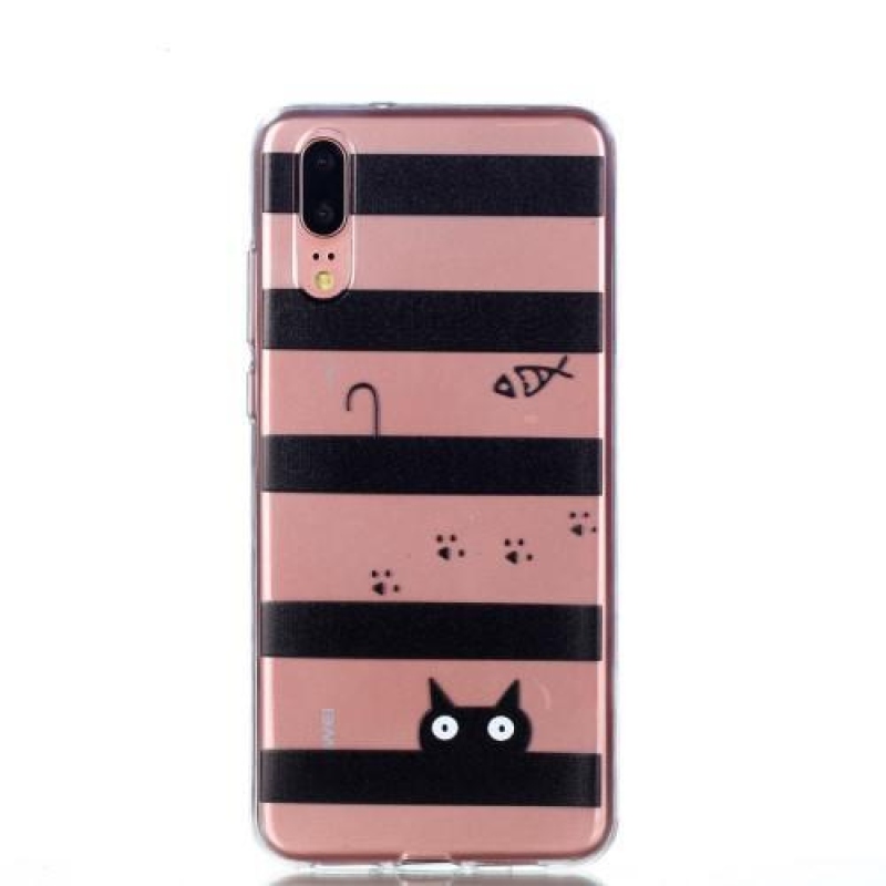 Suns gelový obal na Huawei P20 - kočka