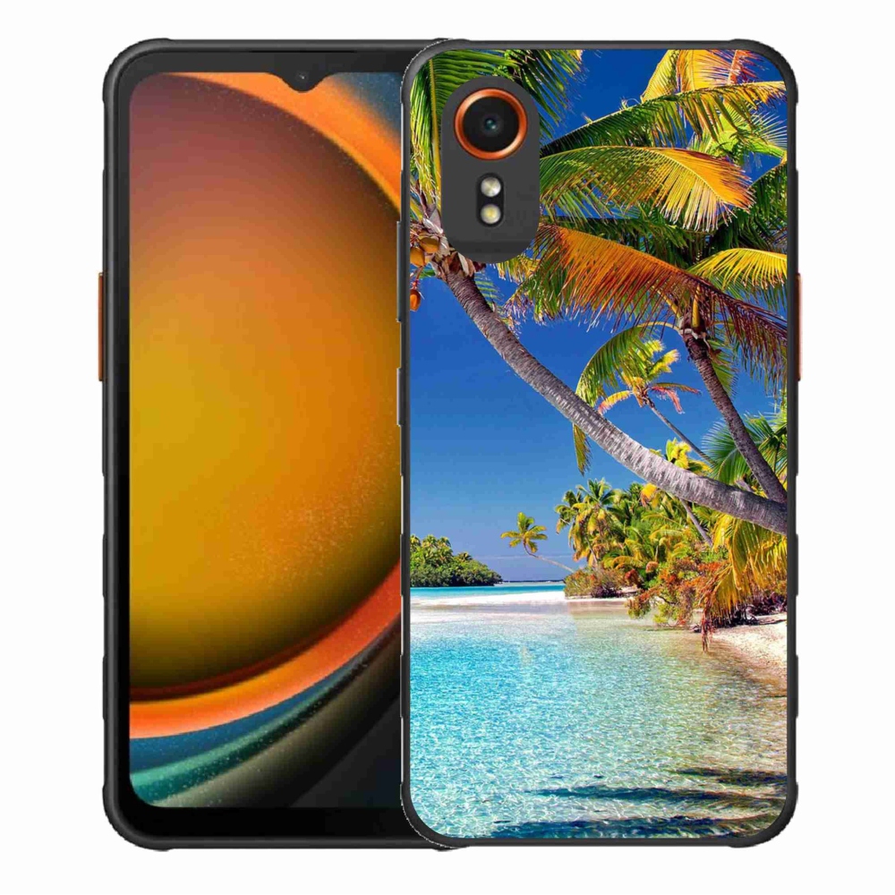 Gelový obal mmCase na Samsung Galaxy Xcover 7 - mořská pláž