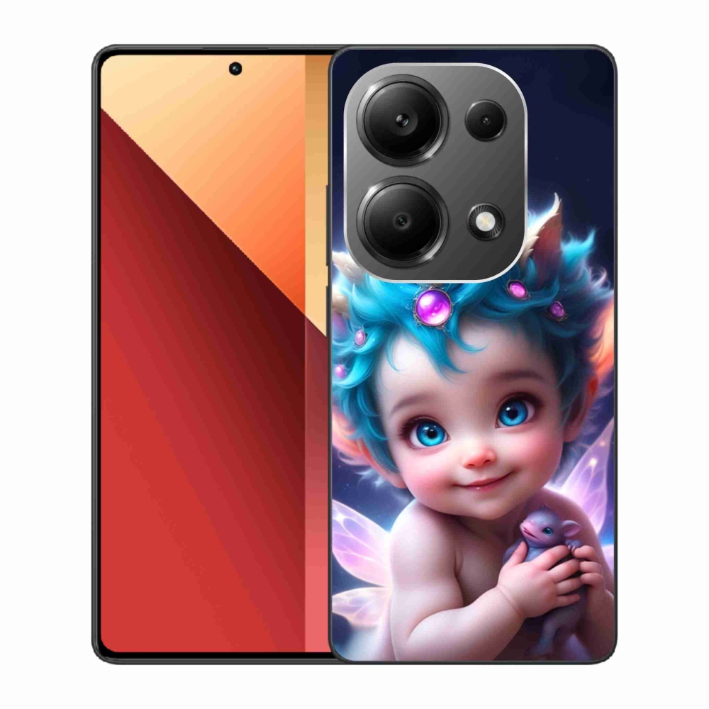 Gelový kryt mmCase na Xiaomi Redmi Note 13 Pro 4G/Poco M6 Pro - dítě s motýlími křídly