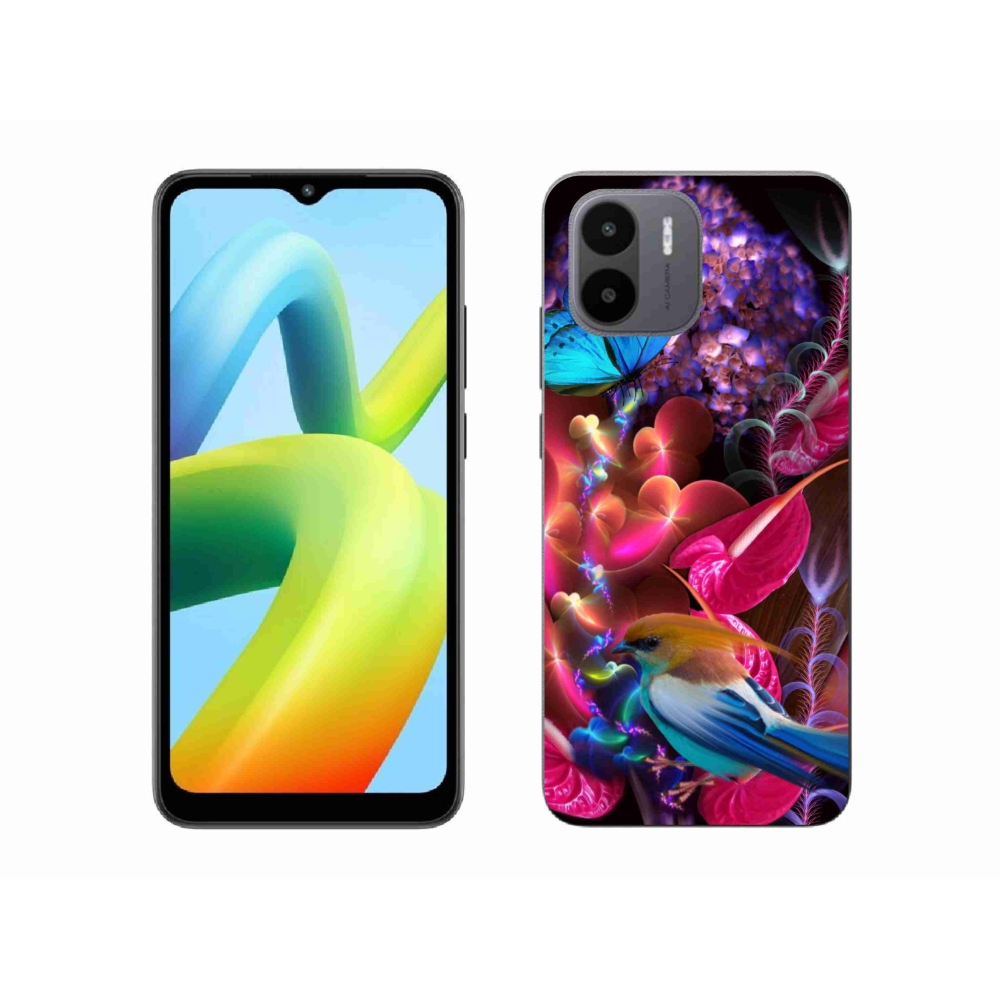 Gelový kryt mmCase na Xiaomi Redmi A1/Redmi A2 - barevné květiny