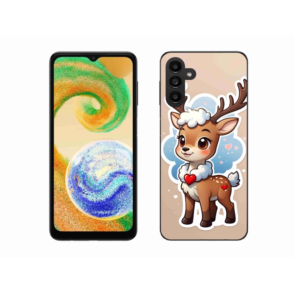 Gelový kryt mmCase na Samsung Galaxy A04s (164.7x76.7x9.1mm) - kreslený sob