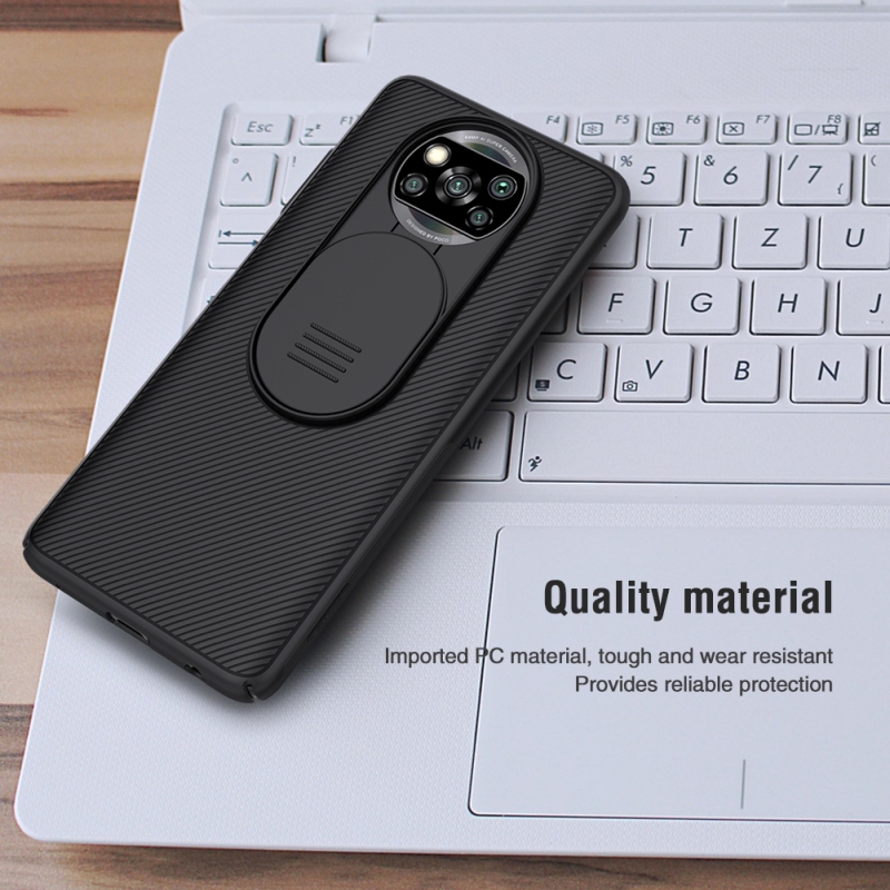 Nillkin CamShield Zadní Kryt pro Poco X3 NFC/X3 Pro Black