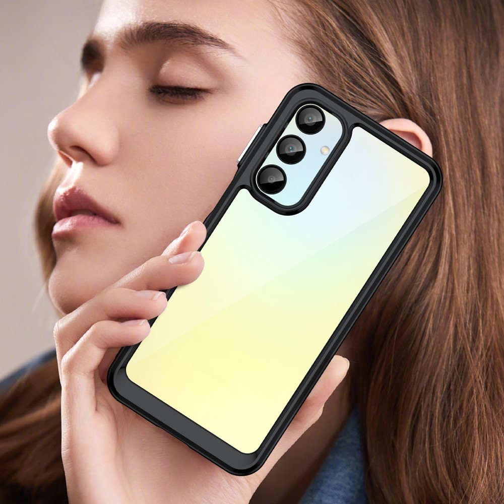 Gelový obal s pevnými zády na Samsung Galaxy A16 4G/5G - černý