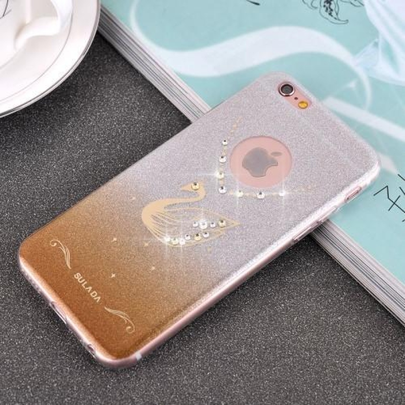 Swab gelový obal na iPhone 6s Plus a 6 Plus - zlatý