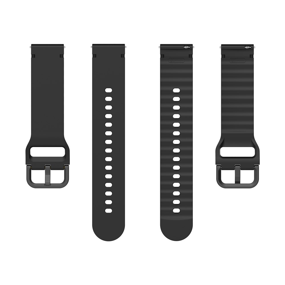 Sweat silikonový řemínek 22mm na Garmin Forerunner 970/Forerunner 570 47mm/265 - černý