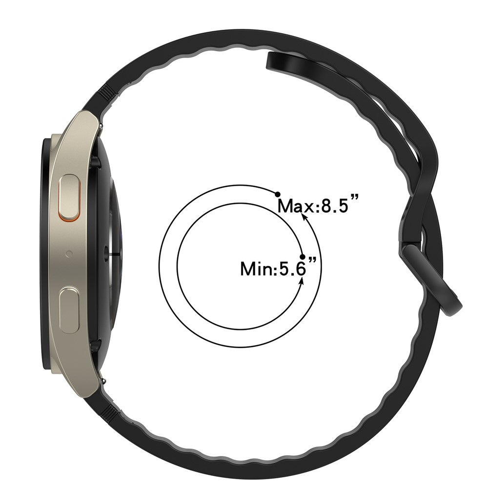 Sweat silikonový řemínek 22mm na Garmin Forerunner 970/Forerunner 570 47mm/265 - černý