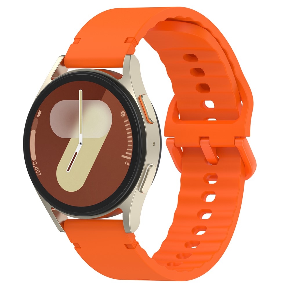 Sweat silikonový řemínek 22mm na Garmin Forerunner 970/Forerunner 570 47mm/265 - oranžový