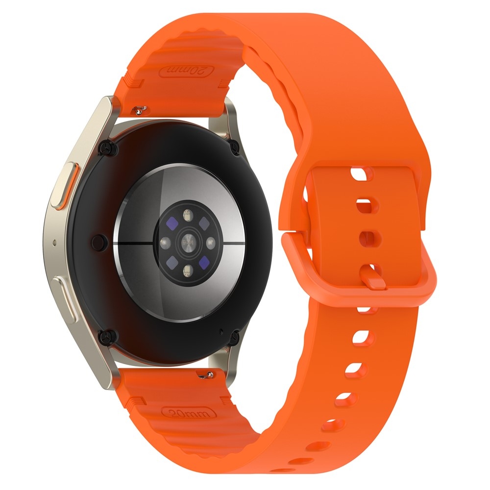 Sweat silikonový řemínek 22mm na Garmin Forerunner 970/Forerunner 570 47mm/265 - oranžový